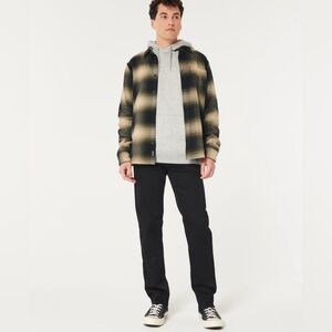 Hollister Black Slim Straight Denim Jeans. Size 30x32